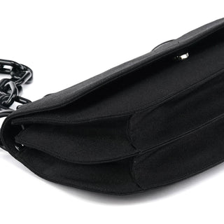 Prada B6621 Black Tessuto Swing Chain Shoulder Bag