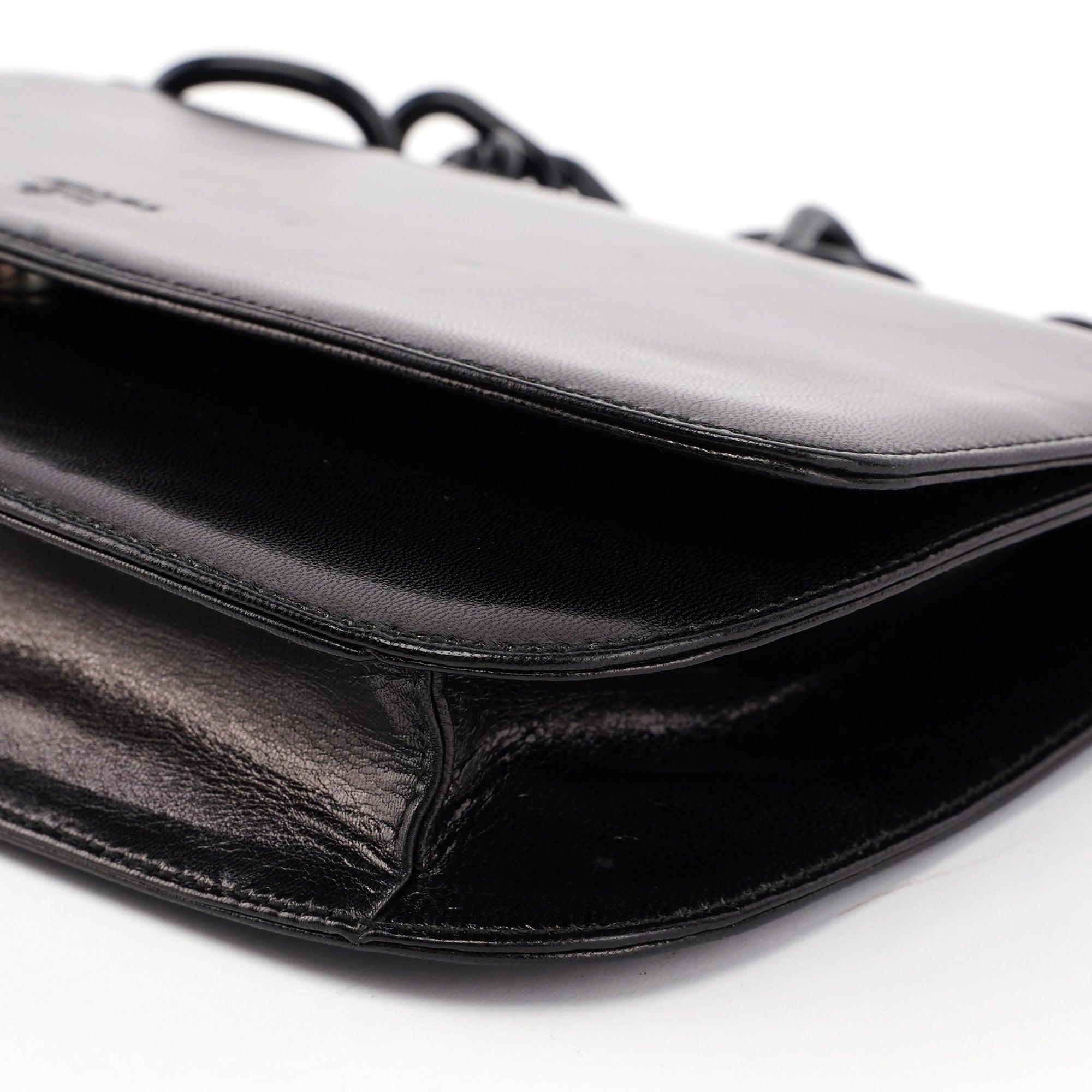Prada B6623 Sac porté épaule Madras Swing noir