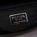 Prada B6623 Black Madras Swing Shoulder Bag