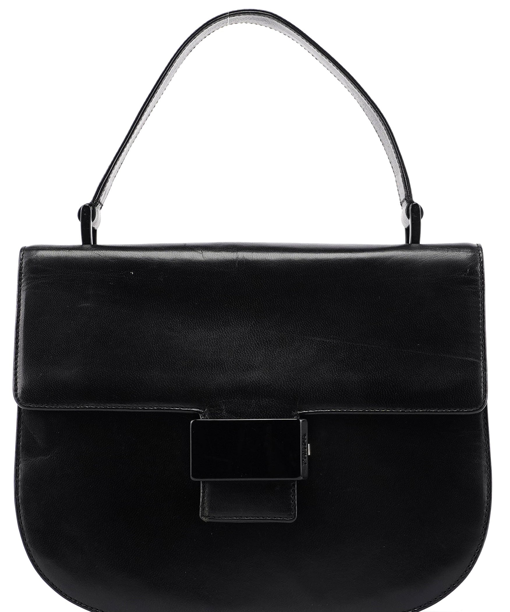 Prada B6659 Black Madras Bachel Bag