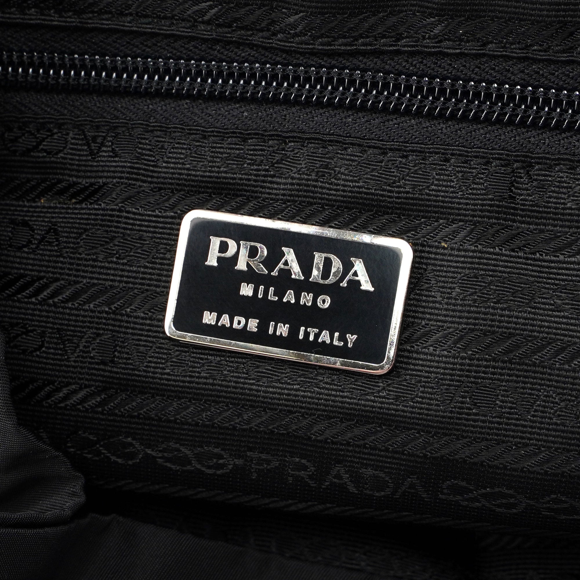 Prada B6677 Rucksack aus schwarzem Nylon