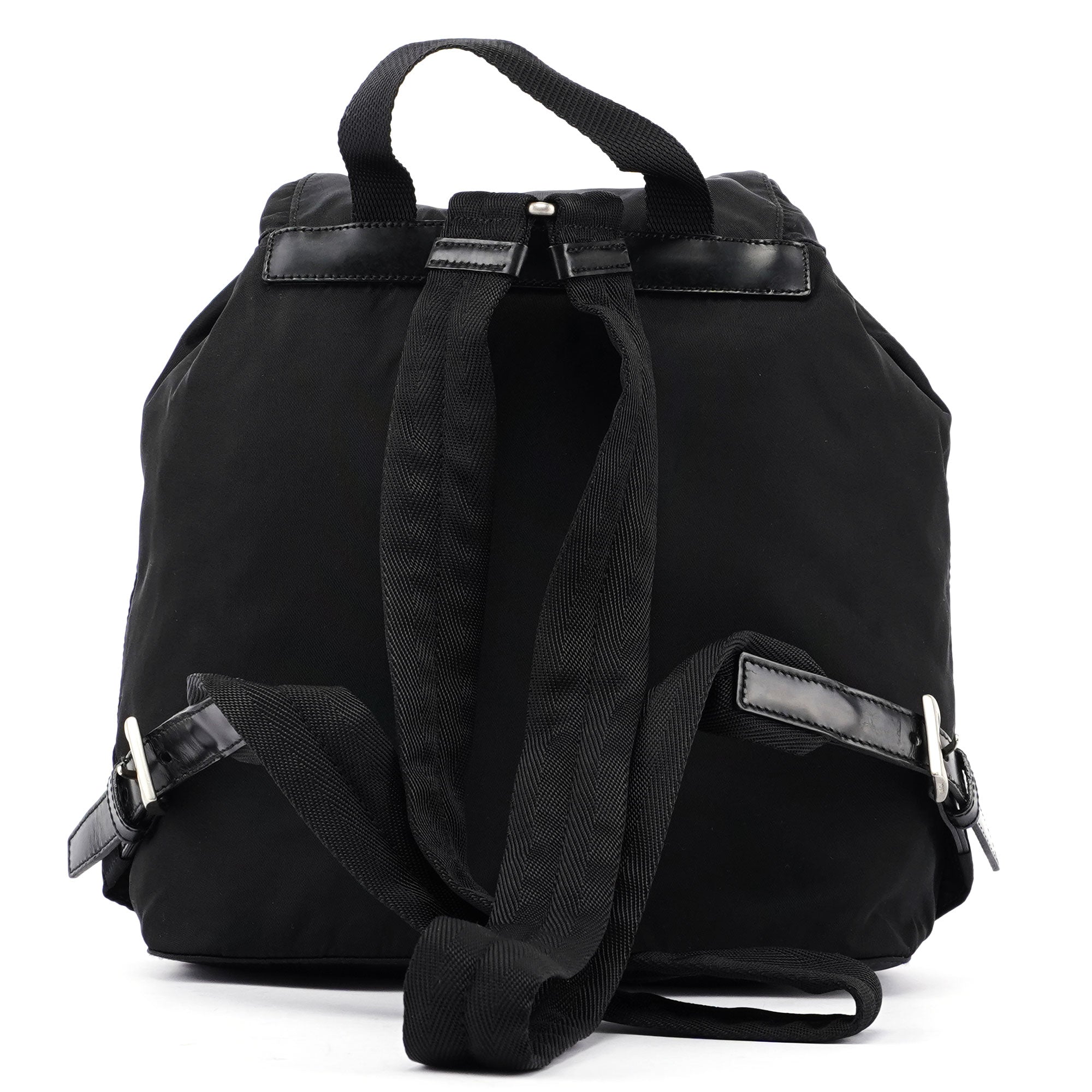 Prada B6677 Rucksack aus schwarzem Nylon