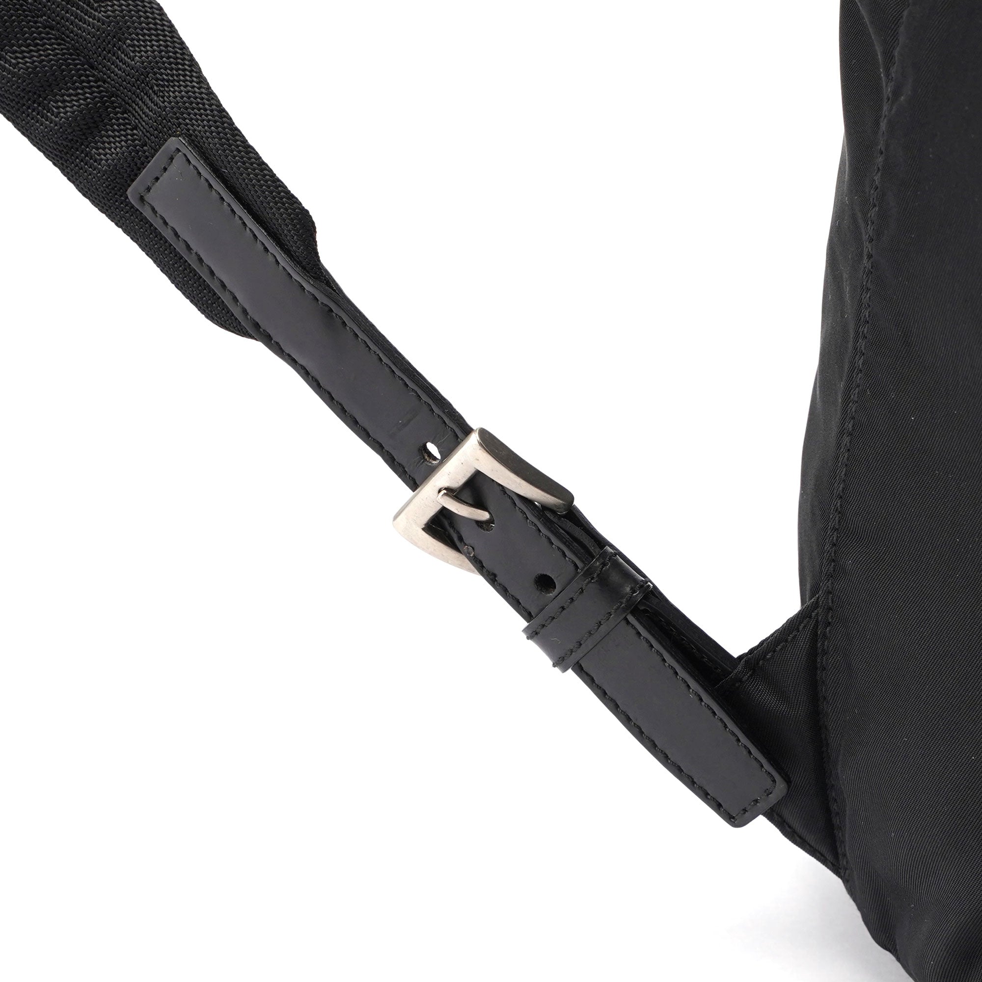 Prada B6677 Rucksack aus schwarzem Nylon