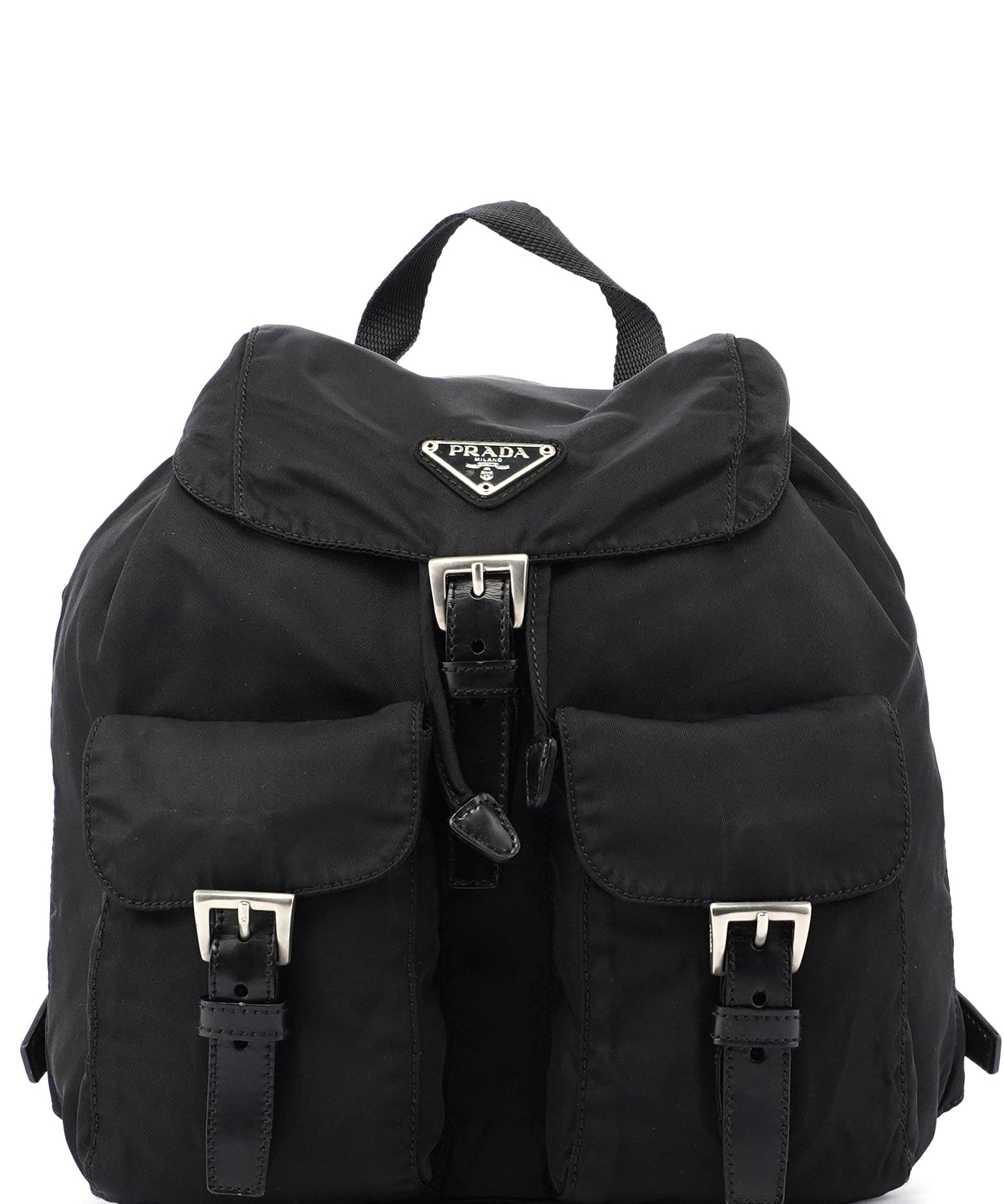 Prada B6677 Black Backpack