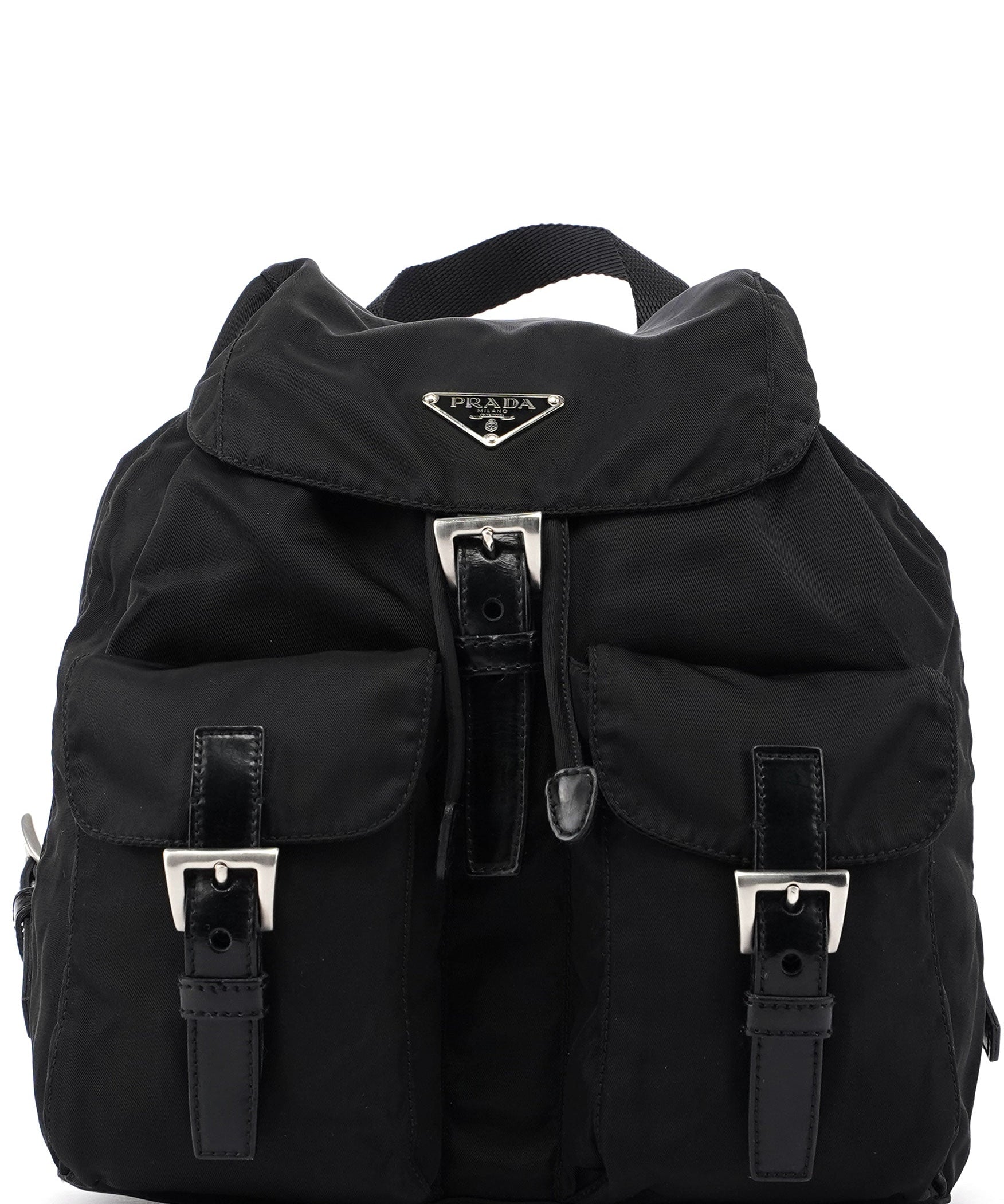 Prada B6677 Black Backpack