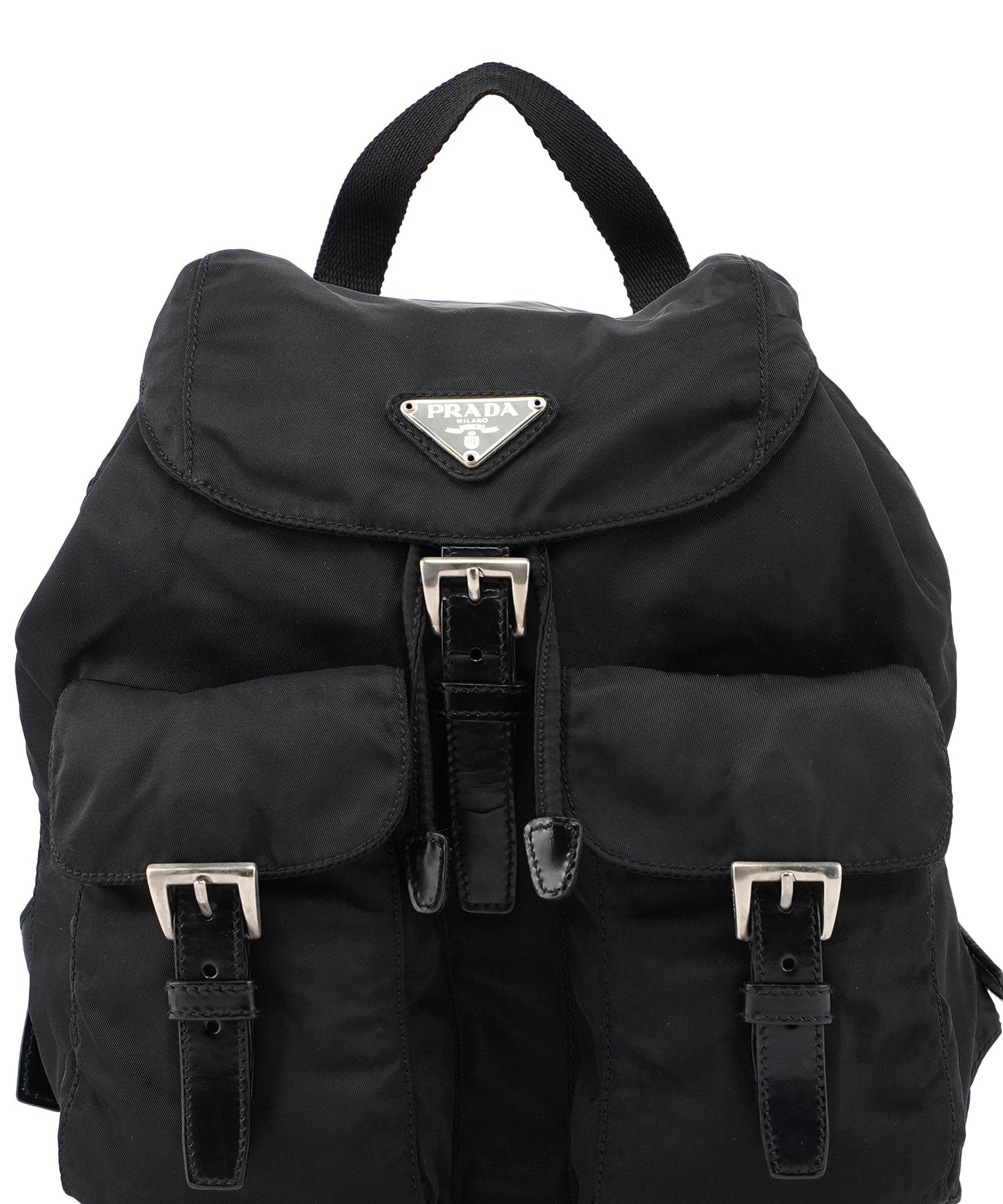 Prada B6677 Black Backpack