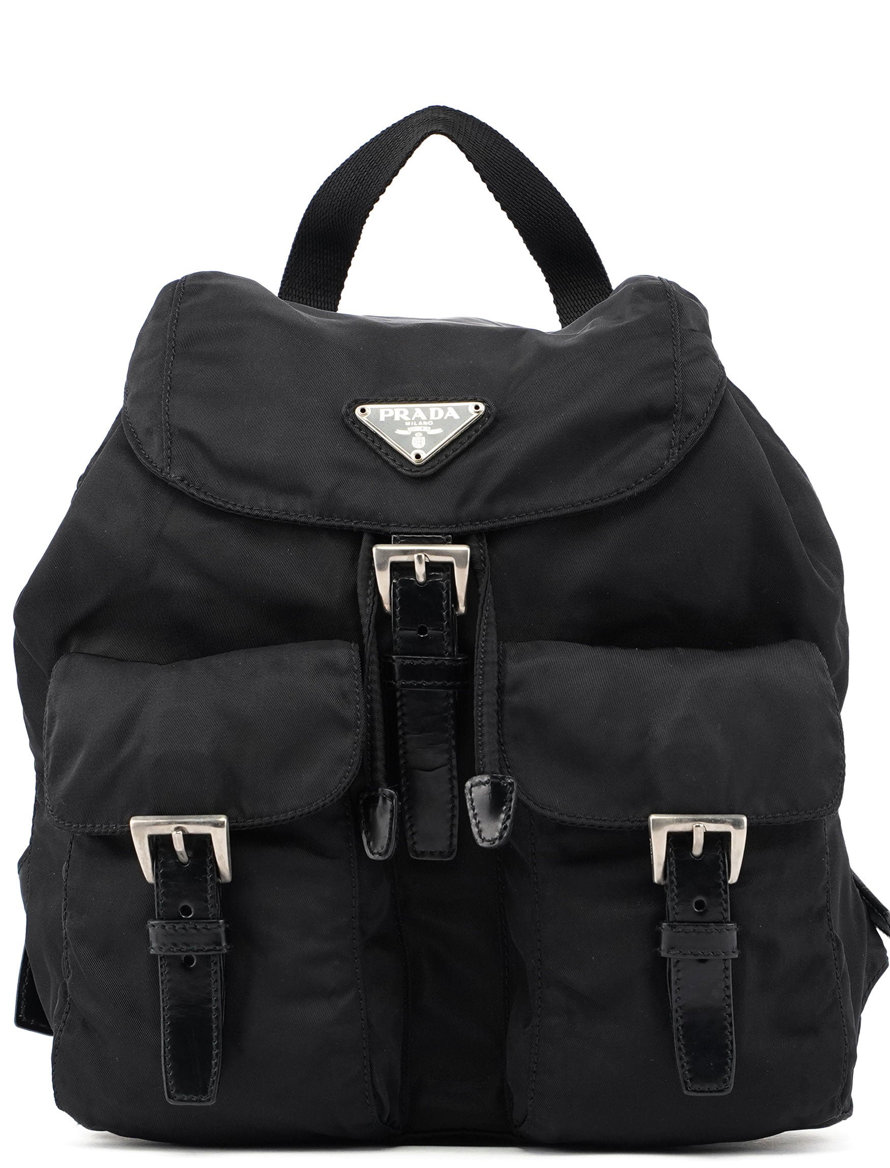 Prada B6677 Black Backpack