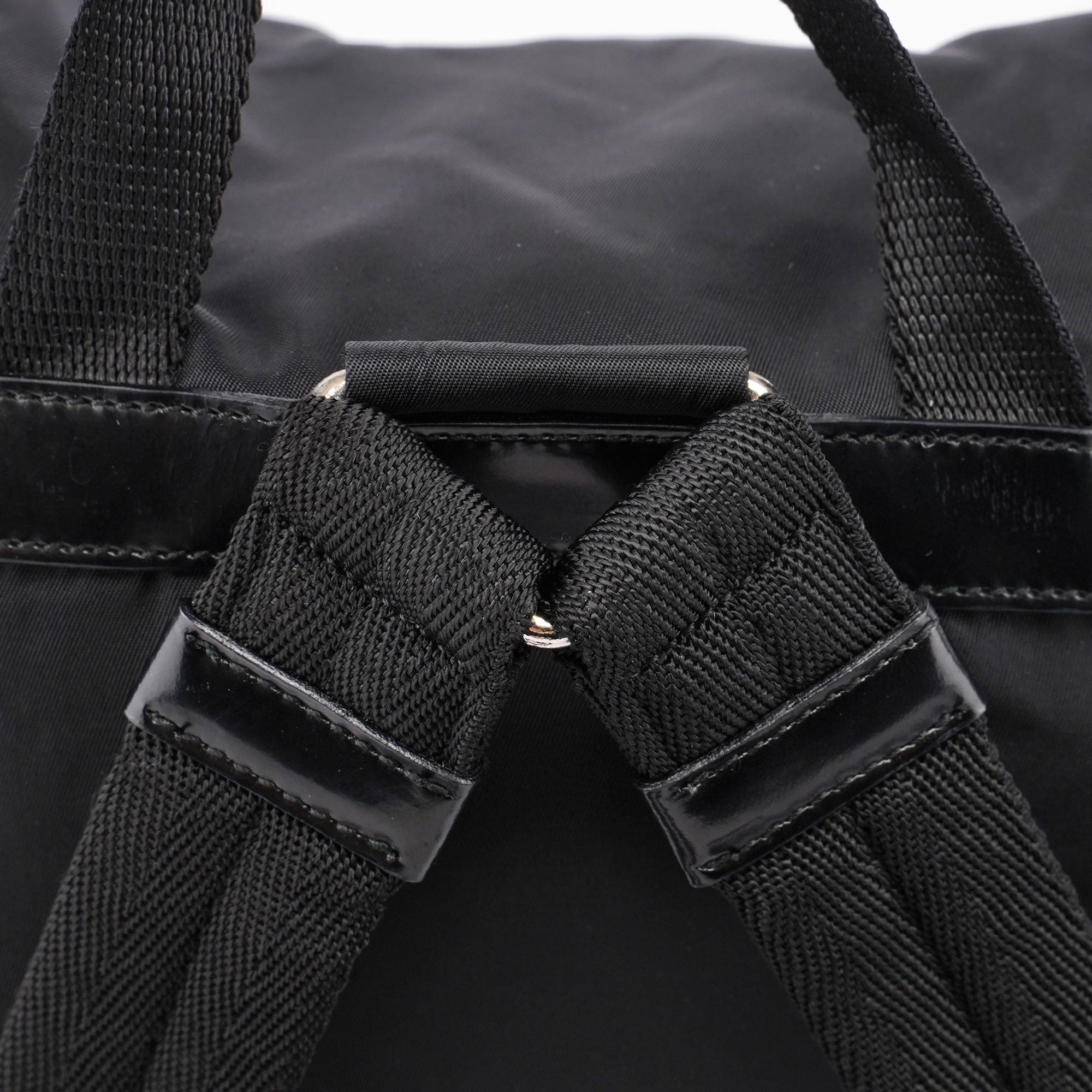 Prada B6677 Black Backpack