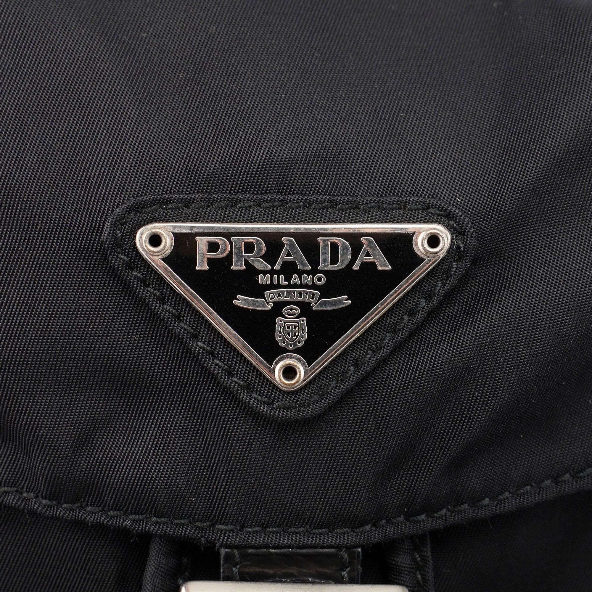 Prada B6677 Black Backpack