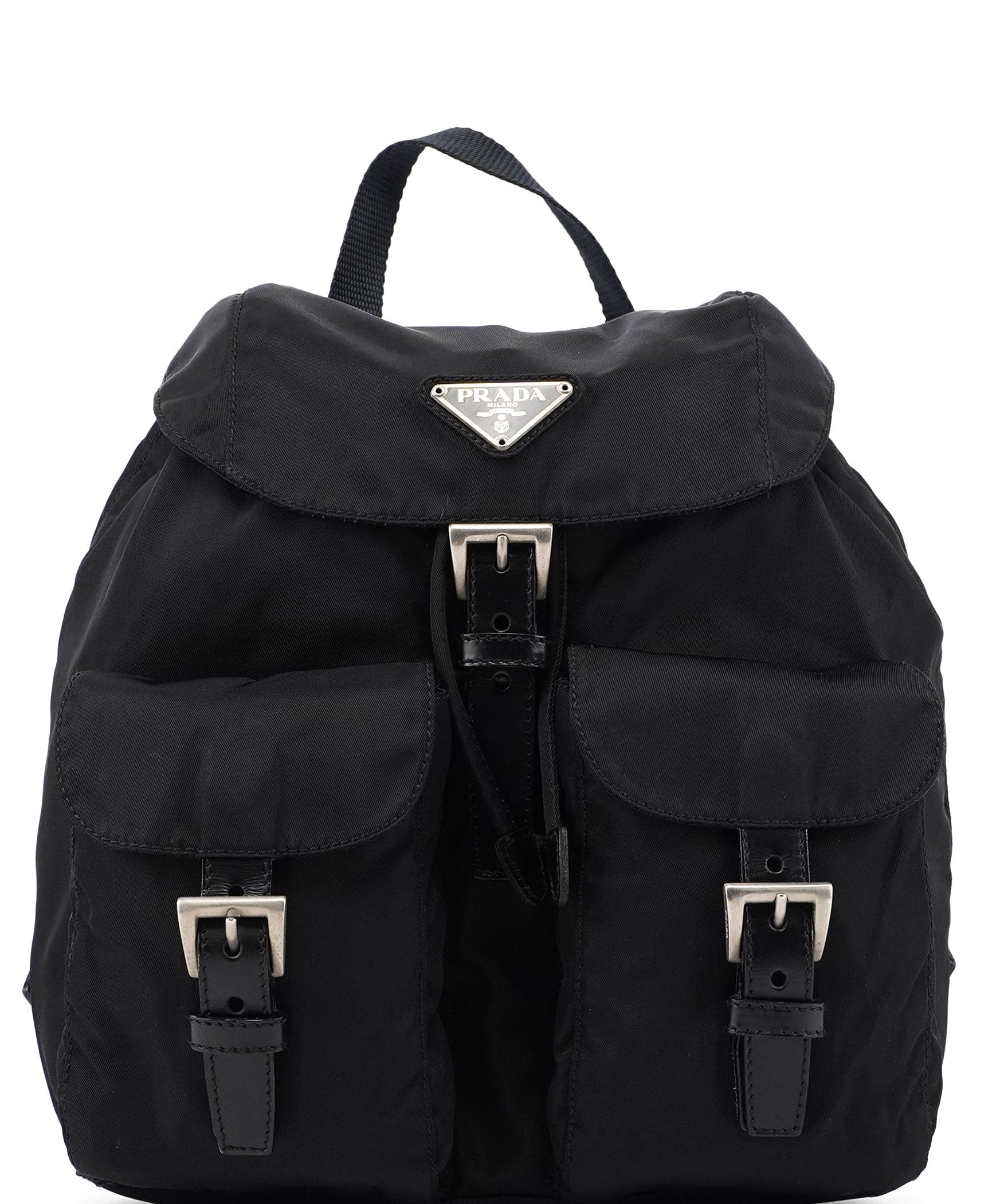 Prada B6677 Black Backpack