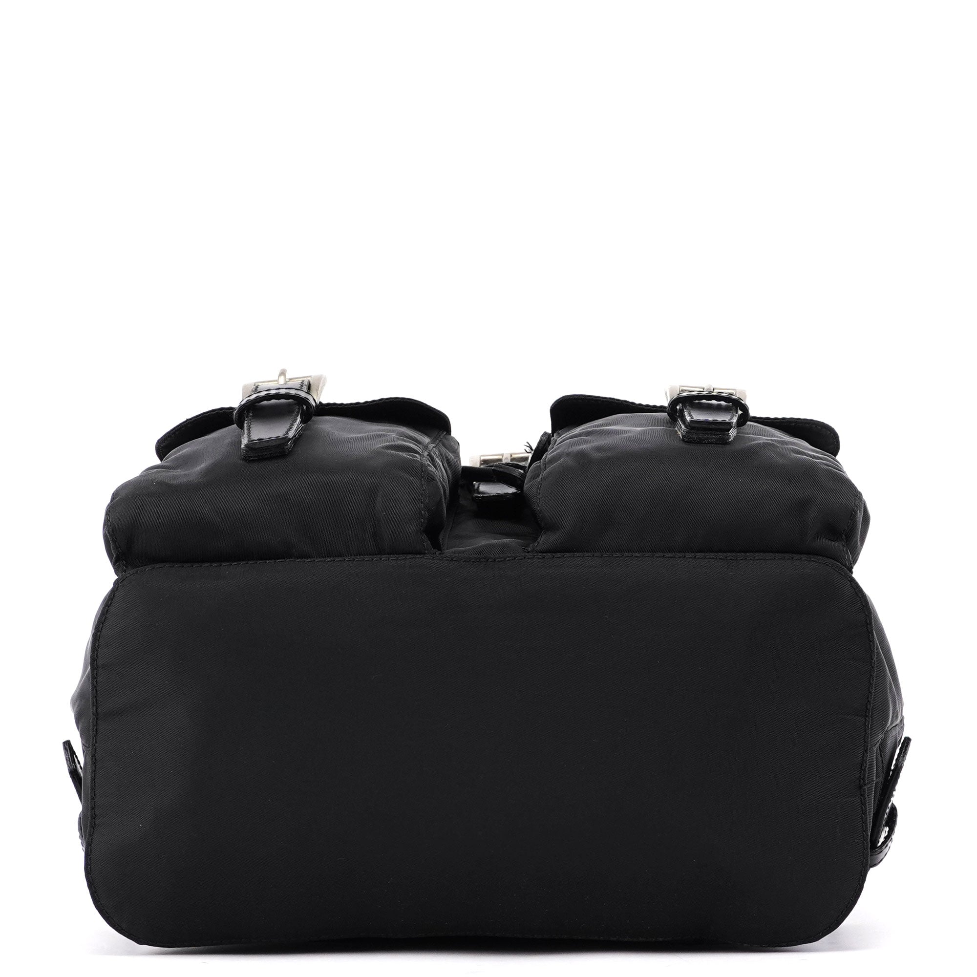Prada B6677 Tessuto Vela Rucksack aus schwarzem Nylon