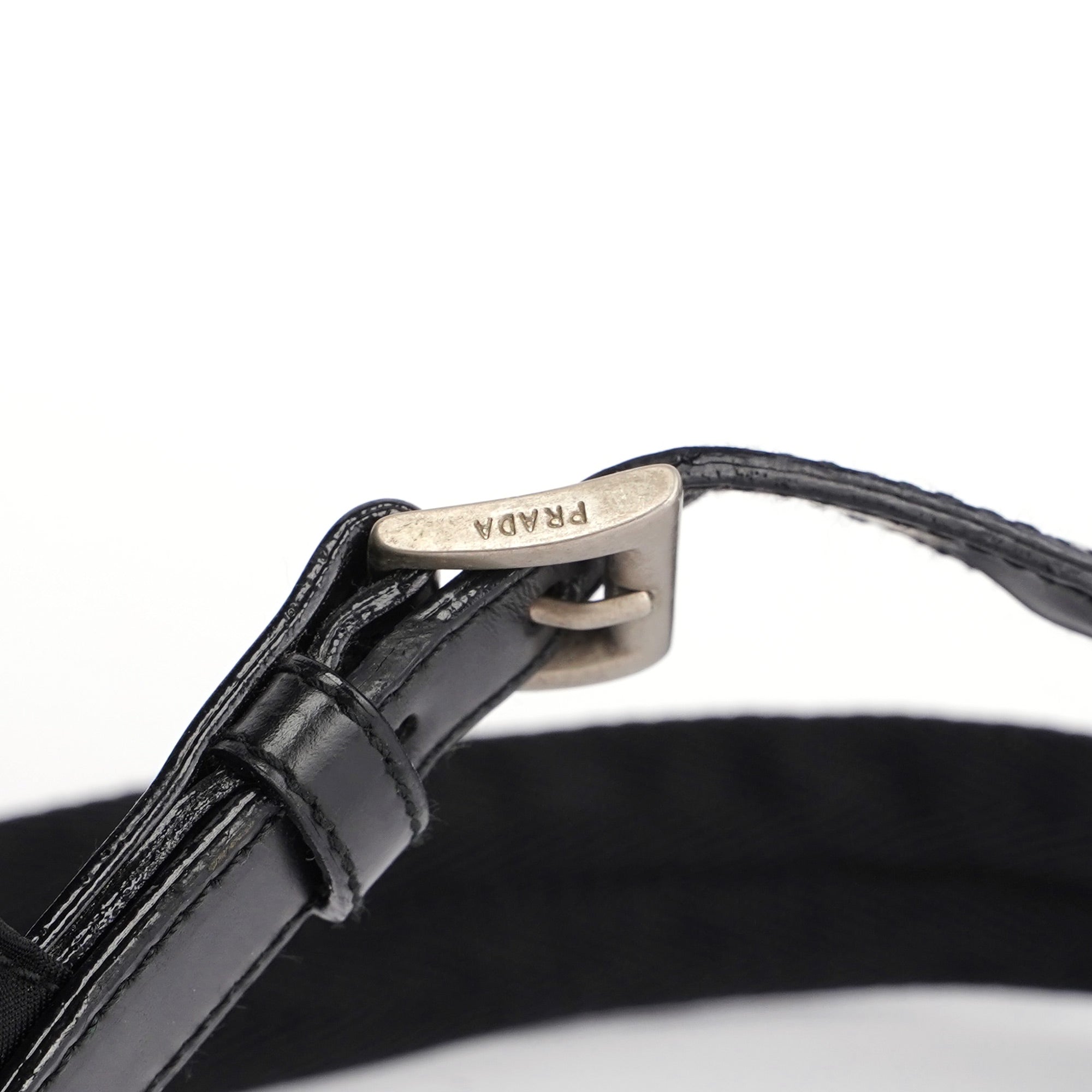 Prada B6677 Tessuto Vela Rucksack aus schwarzem Nylon