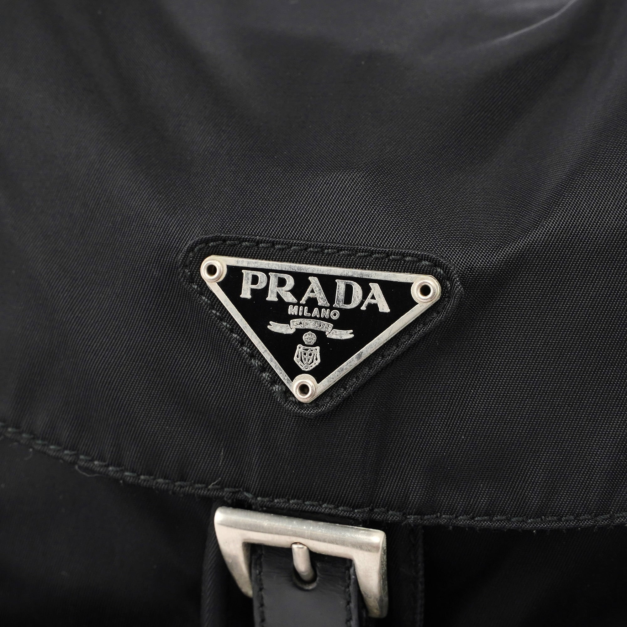 Prada B6677 Black Backpack