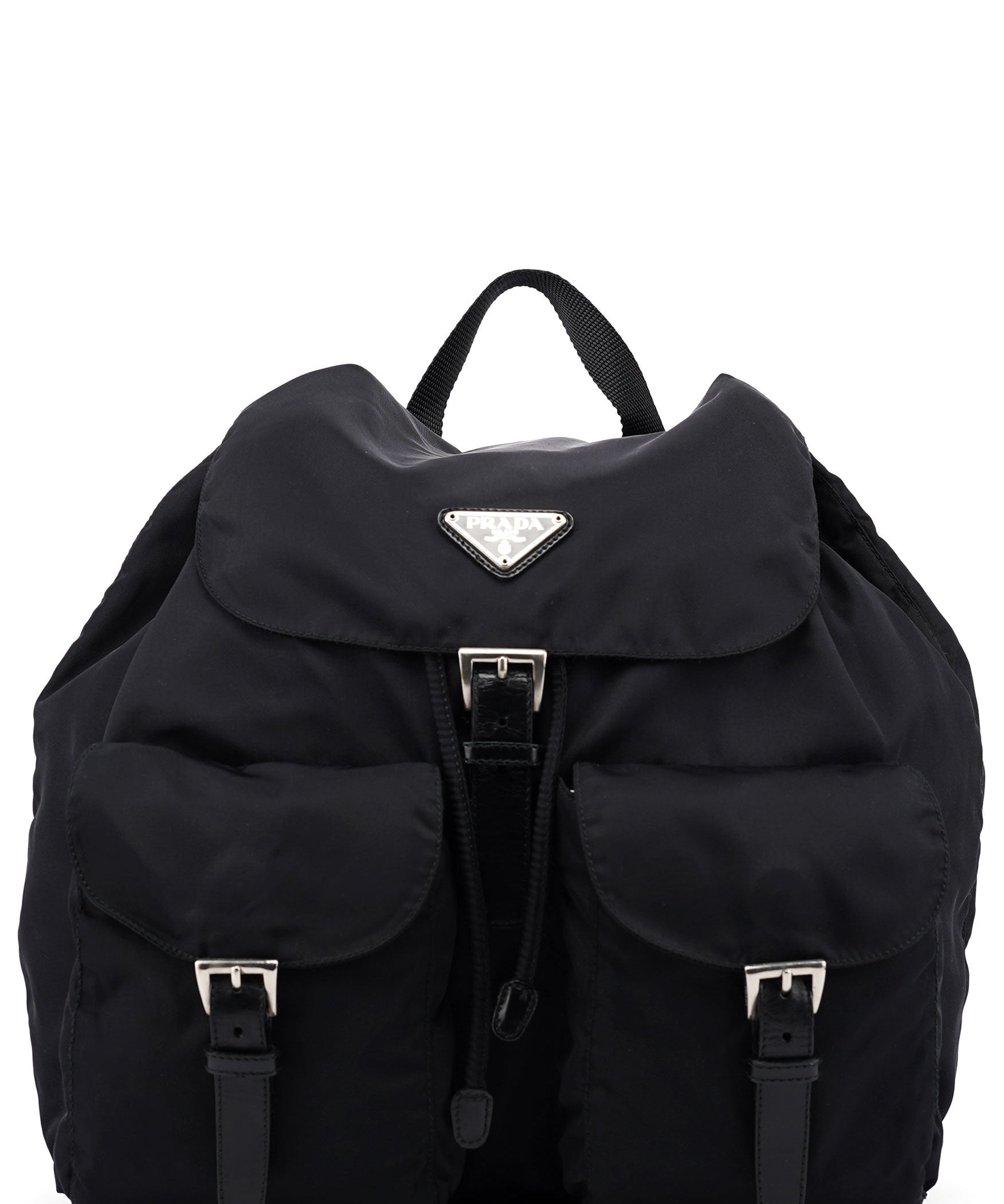 Prada B6677 Black Nylon Backpack