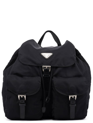 Prada B6677 Black Nylon Backpack