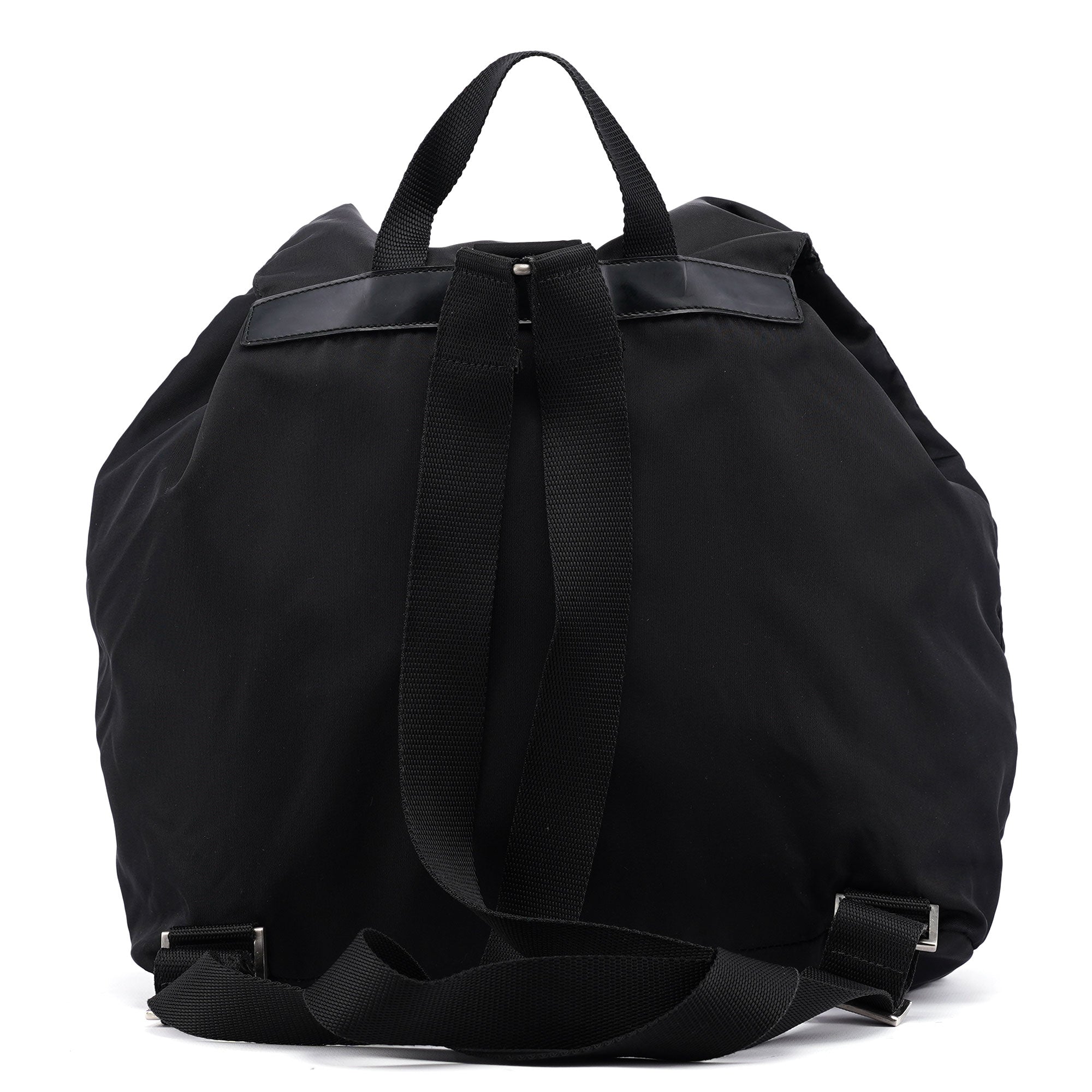 Prada B6677 Black Nylon Backpack