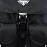 Prada B6677 Black Nylon Backpack