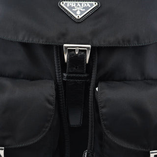 Prada B6677 Black Nylon Backpack