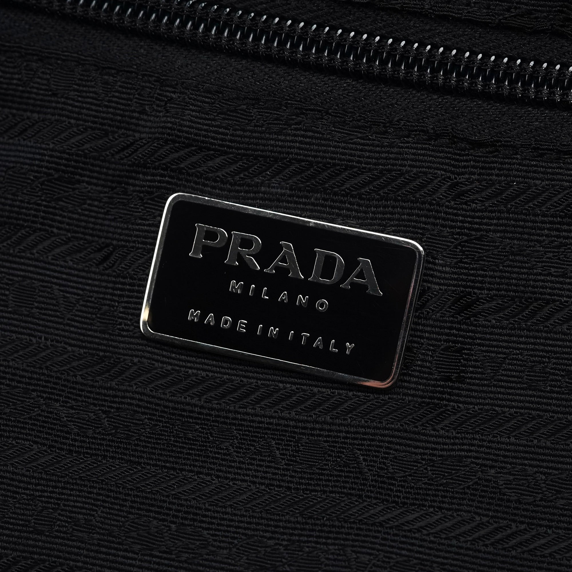 Prada B6677 Black Nylon Backpack