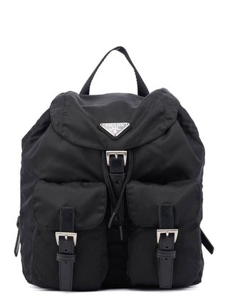 Prada B6677 Black Nylon Backpack