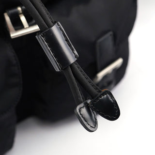 Prada B6677 Black Nylon Backpack