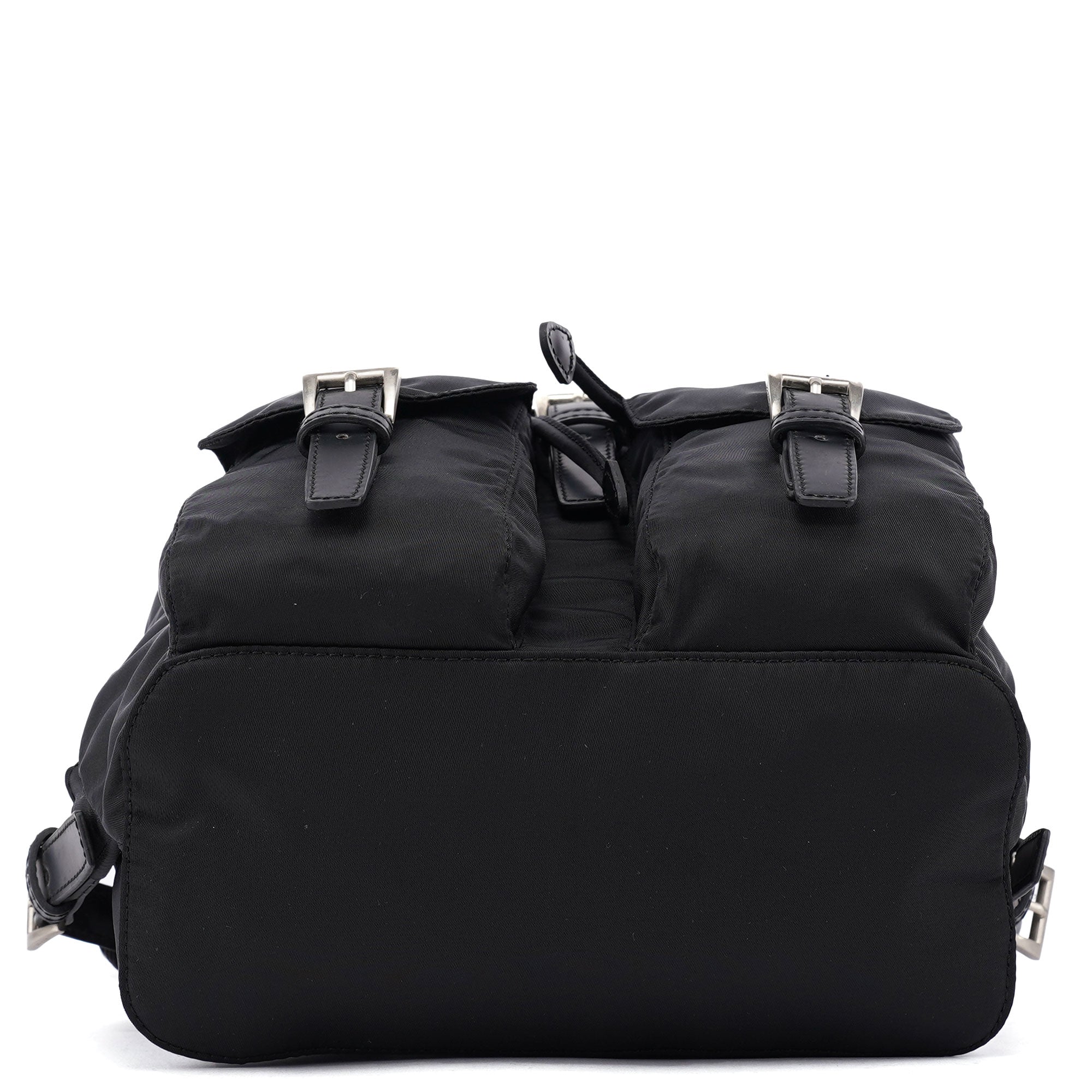 Prada B6677 Black Nylon Backpack