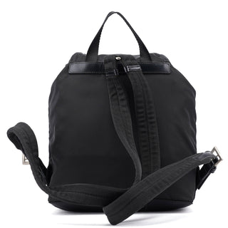 Prada B6677 Black Nylon Backpack