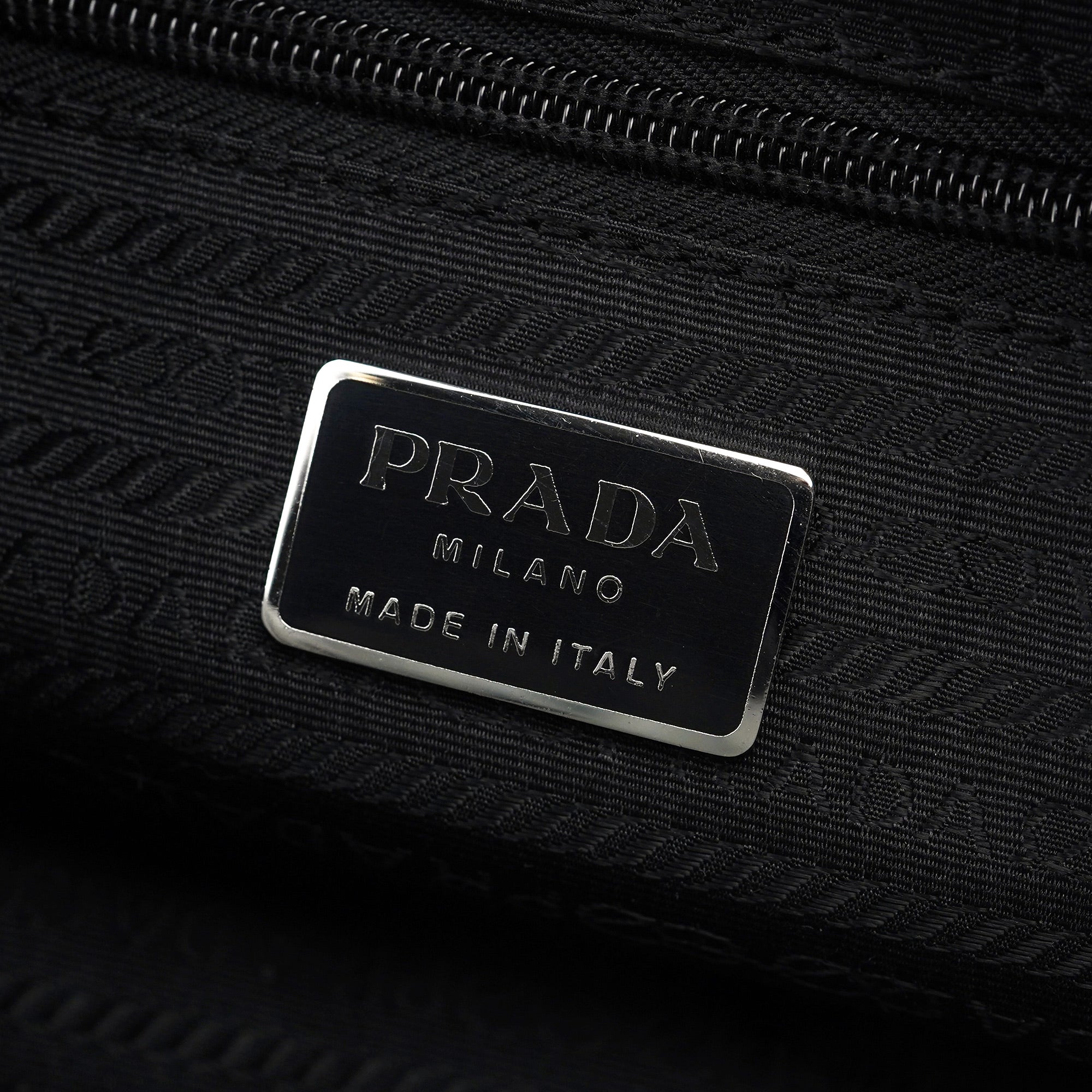 Prada B6677 Sac à dos en nylon noir