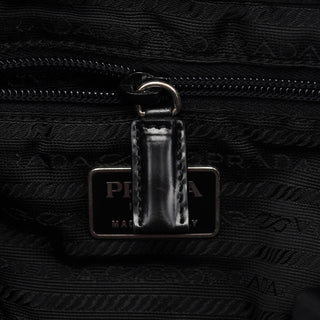 Prada B6677 Black Tessuto Vela Backpack