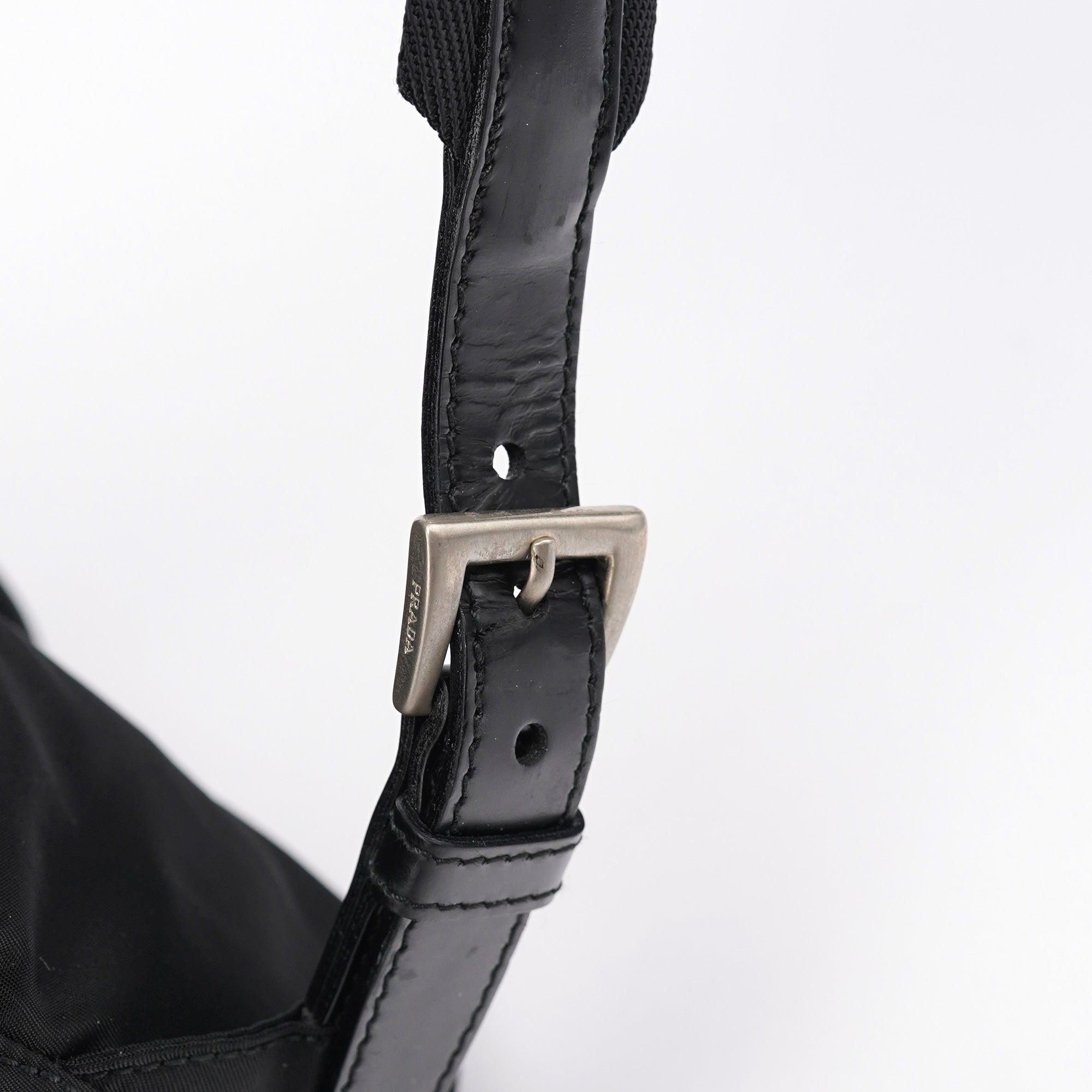 Prada B6677 Black Tessuto Vela Backpack