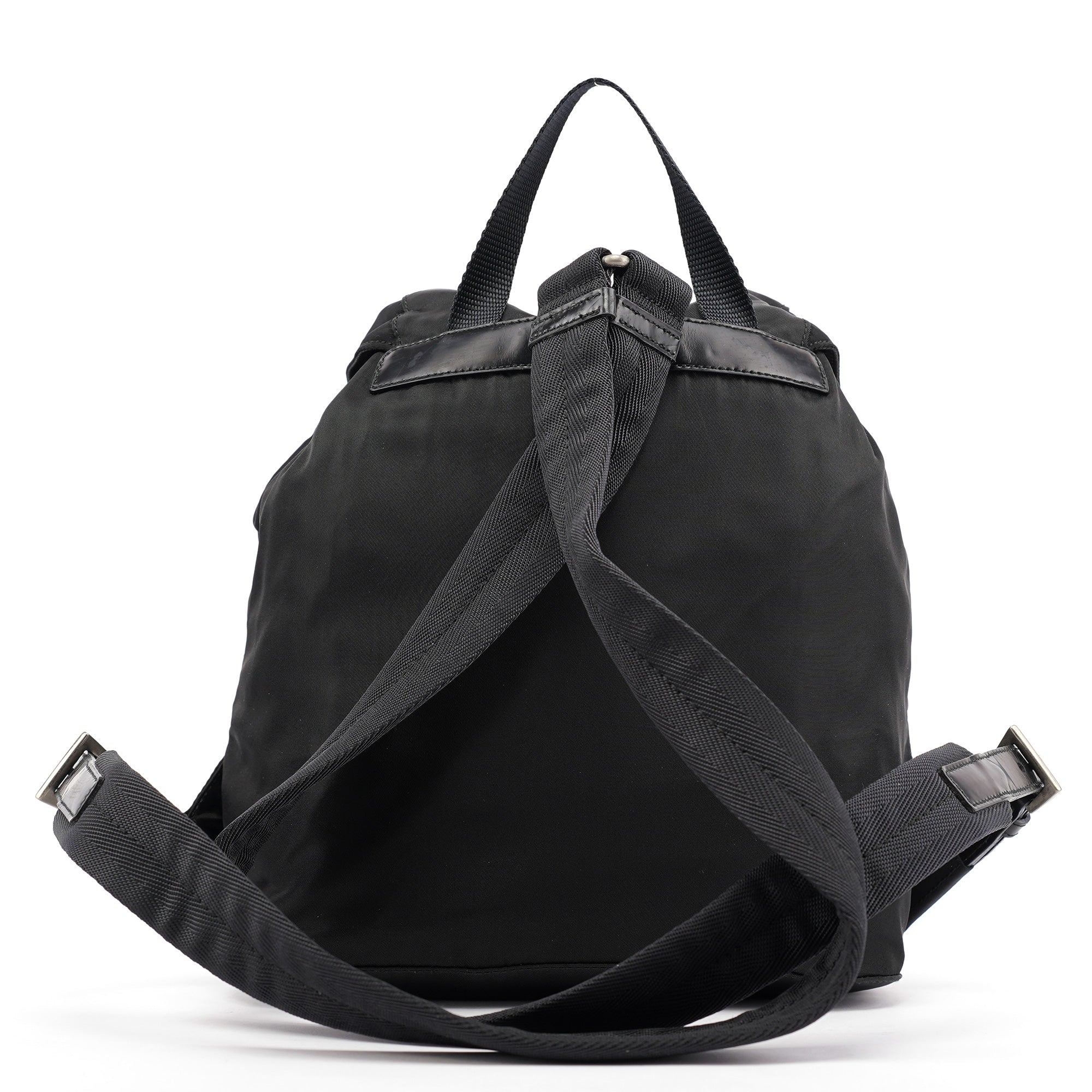 Prada B6677 Black Tessuto Vela Backpack