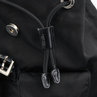Prada B6677 Black Tessuto Vela Backpack