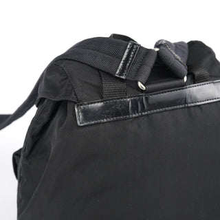 Prada B6677 Black Tessuto Vela Backpack
