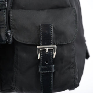 Prada B6677 Black Tessuto Vela Backpack