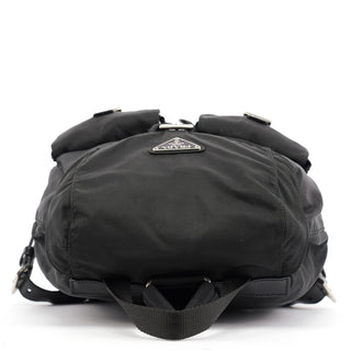 Prada B6677 Black Tessuto Vela Backpack