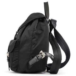 Prada B6677 Black Tessuto Vela Backpack