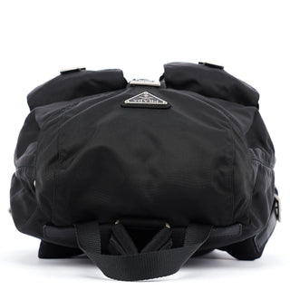 Prada B6677 Black Tessuto Vela Backpack