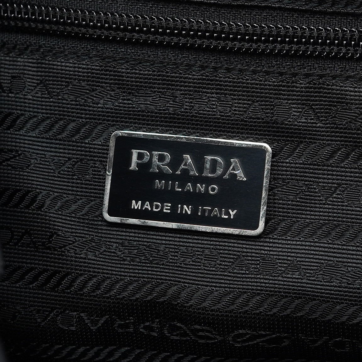 Prada B6677 Black Tessuto Vela Backpack