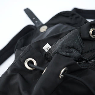 Prada B6677 Black Tessuto Vela Backpack