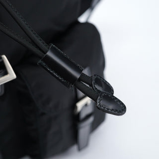 Prada B6677 Black Tessuto Vela Backpack