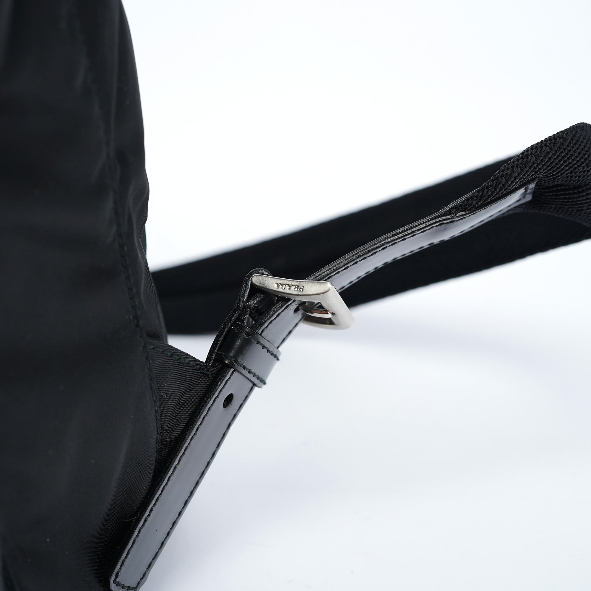 Prada B6677 Black Tessuto Vela Backpack