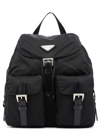 Prada B6677 Black Tessuto Vela Backpack