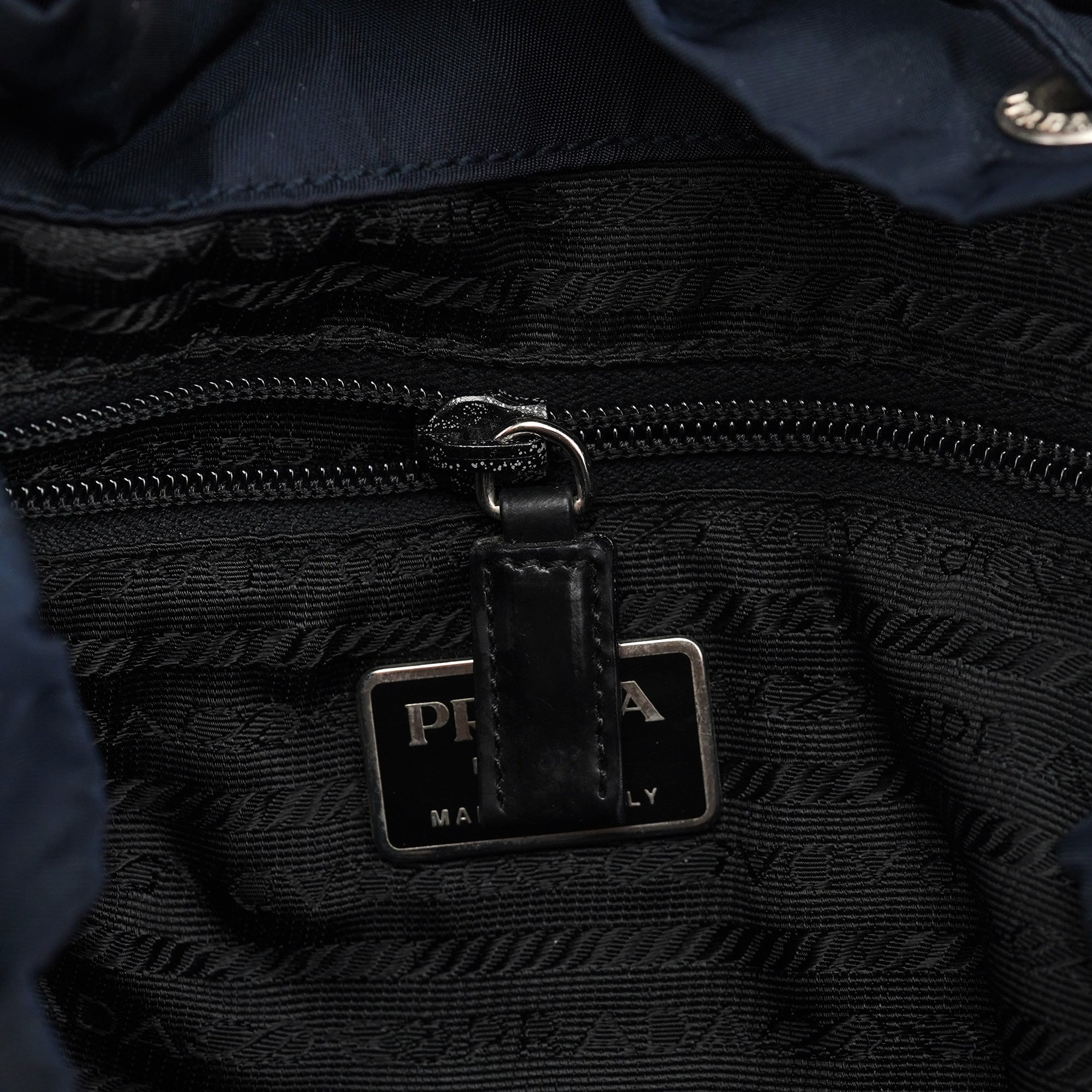 Prada B6677 Navy Tessuto Vela Backpack