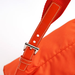 Prada B6677 Orange Tessuto Vela Nylon Backpack