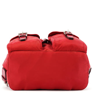 Prada B6677 Red Tessuto Nylon Backpack