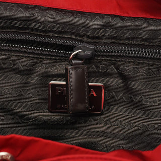 Prada B6677 Red Tessuto Nylon Backpack