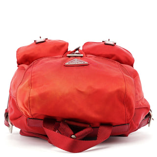 Prada B6677 Red Tessuto Nylon Backpack