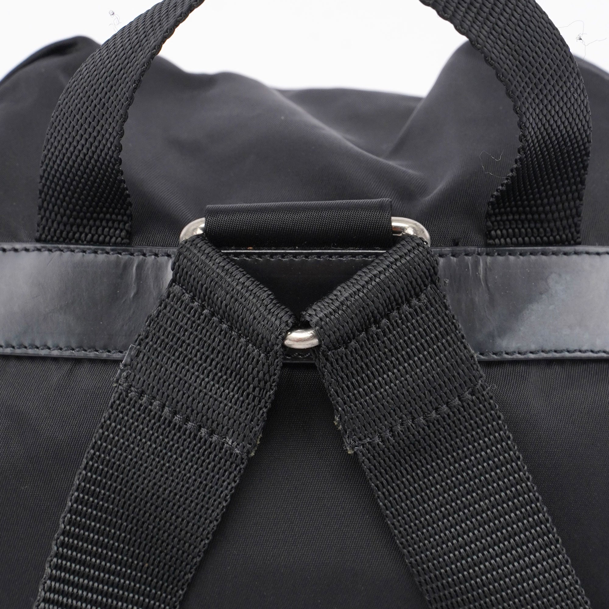 Prada B6677F Black Backpack