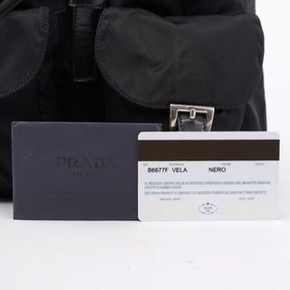 Prada B6677F Black Backpack