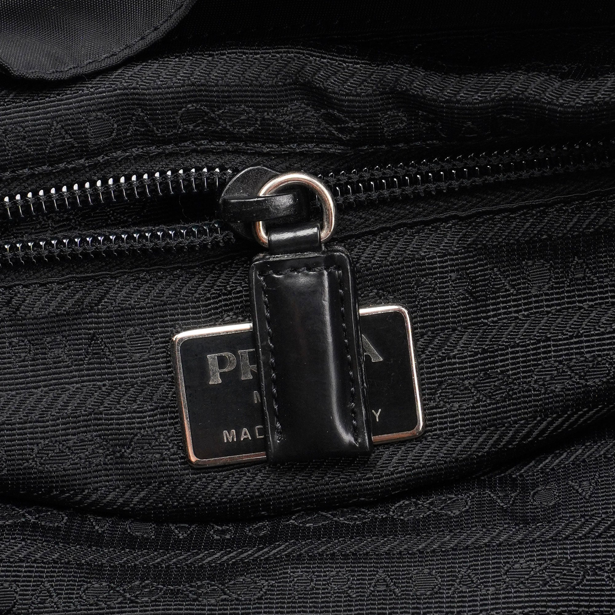 Prada B6677F Black Backpack